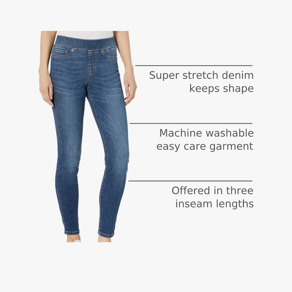 Amazon Essentials Womens Mid-Rise Stretch Pull-On Jegging Size 22W Regular NEW - Picture 2 of 11